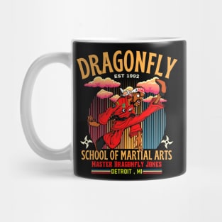 Dragonfly Retro Style Original Aesthetic Tribute 〶 Mug